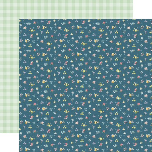 Echo Park - New Day Collection - 12 x 12 Double Sided Paper - Freshly Picked