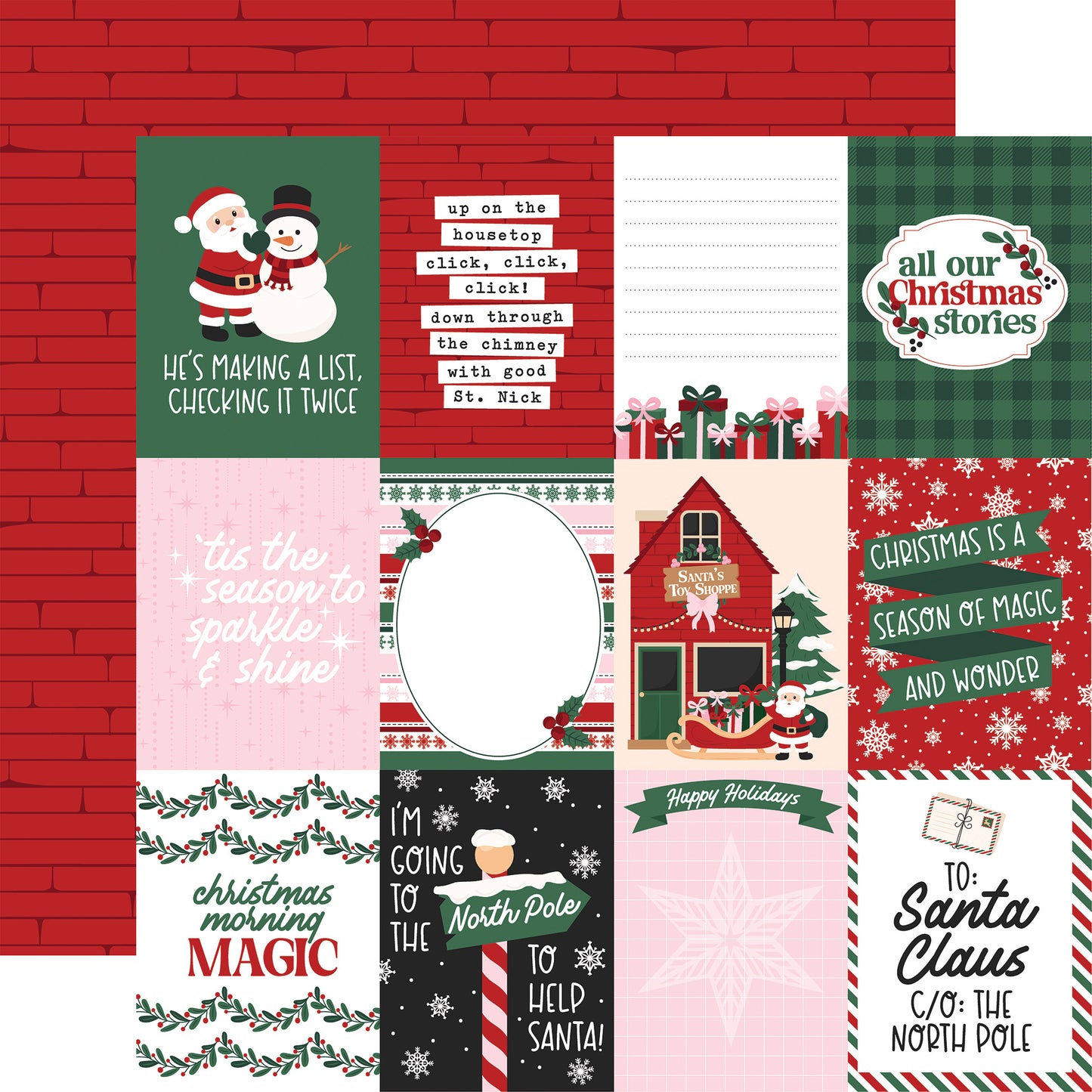 Echo Park - North Pole Christmas Collection - 12 x 12 Collection Kit