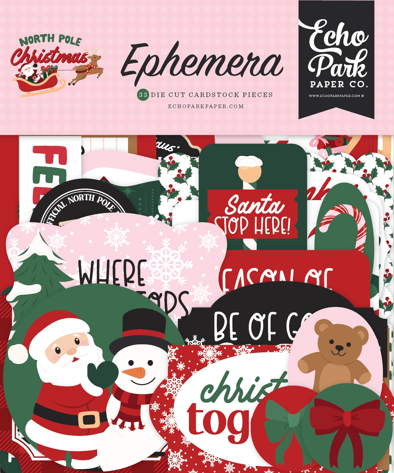 Echo Park - North Polel Christmas Collection - Ephemera