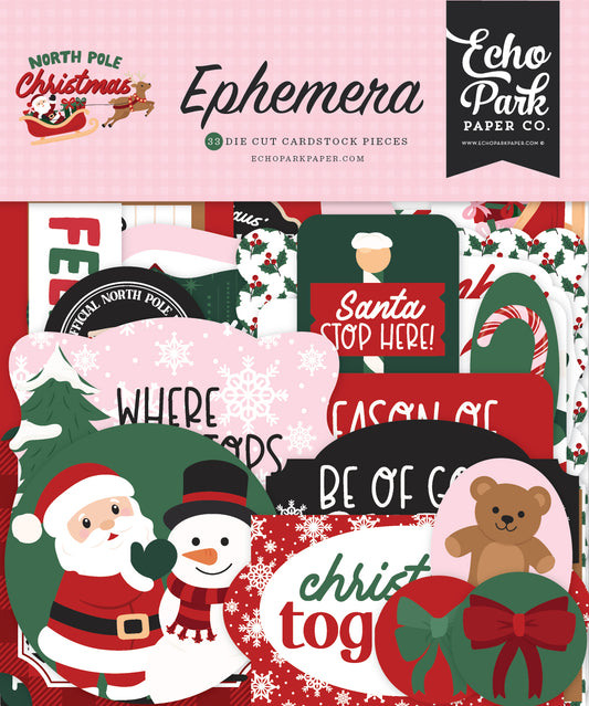 Echo Park - North Polel Christmas Collection - Ephemera