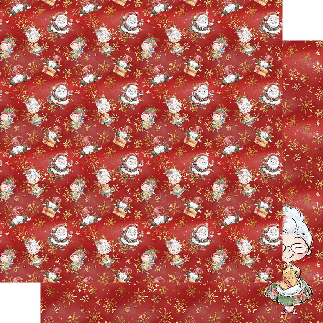 North Pole 12 x 12 Scrapbook Paper & Embellishment Kit