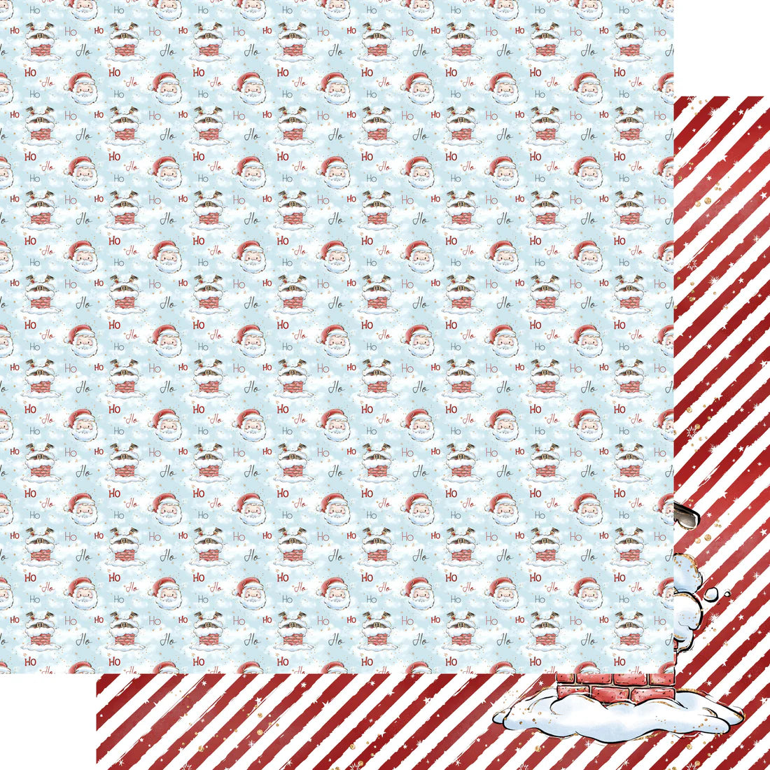 North Pole 12 x 12 Scrapbook Paper & Embellishment Kit