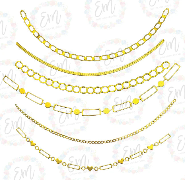 Emily Moore Designs - Simply Charming Collection - Dies - Necklace Dies