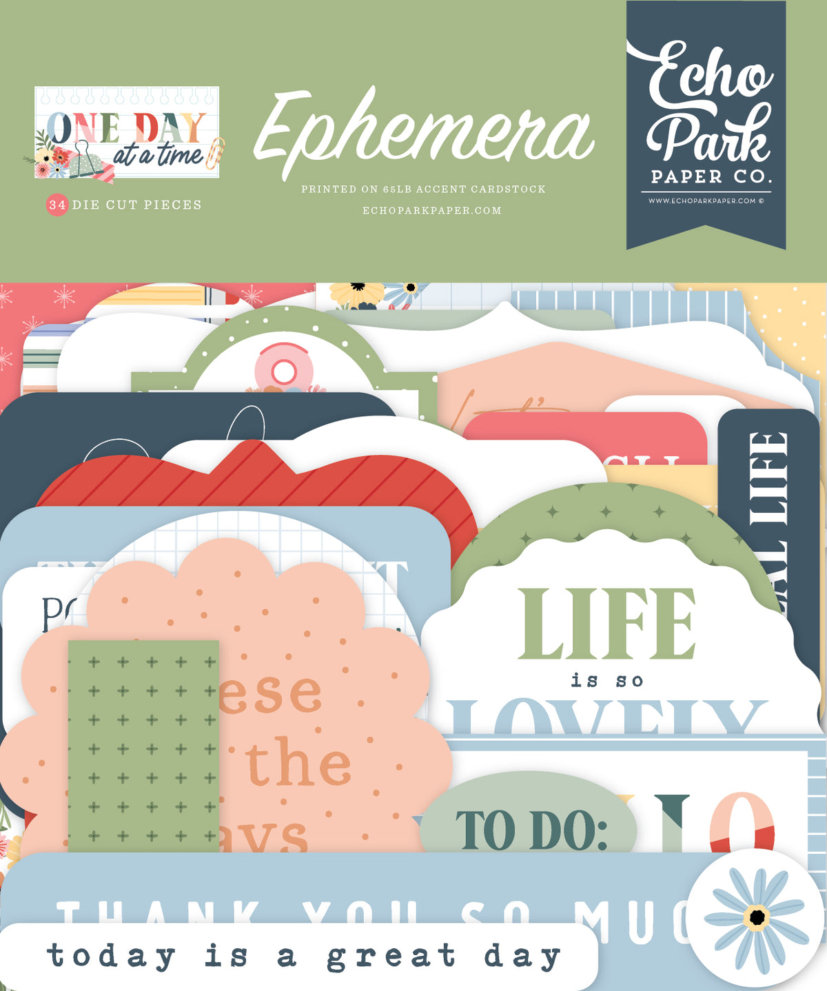 Echo Park - One Day At A Time Collection - Ephemera
