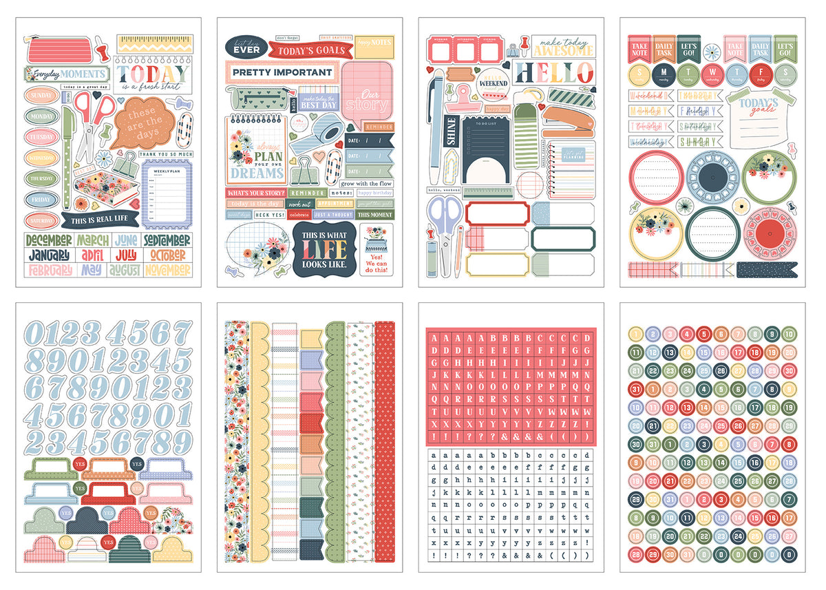 Echo Park - One Day At A Time Collection - Sticker Book