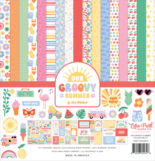 Echo Park - Our Groovy Summer Collection - 12 x 12 Collection Kit