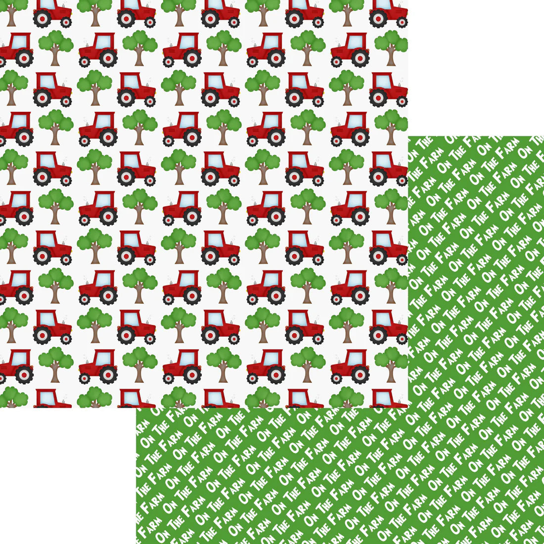 SSC - On The Farm - 12 x 12 Scrapbook Paper & Embellishment Kit