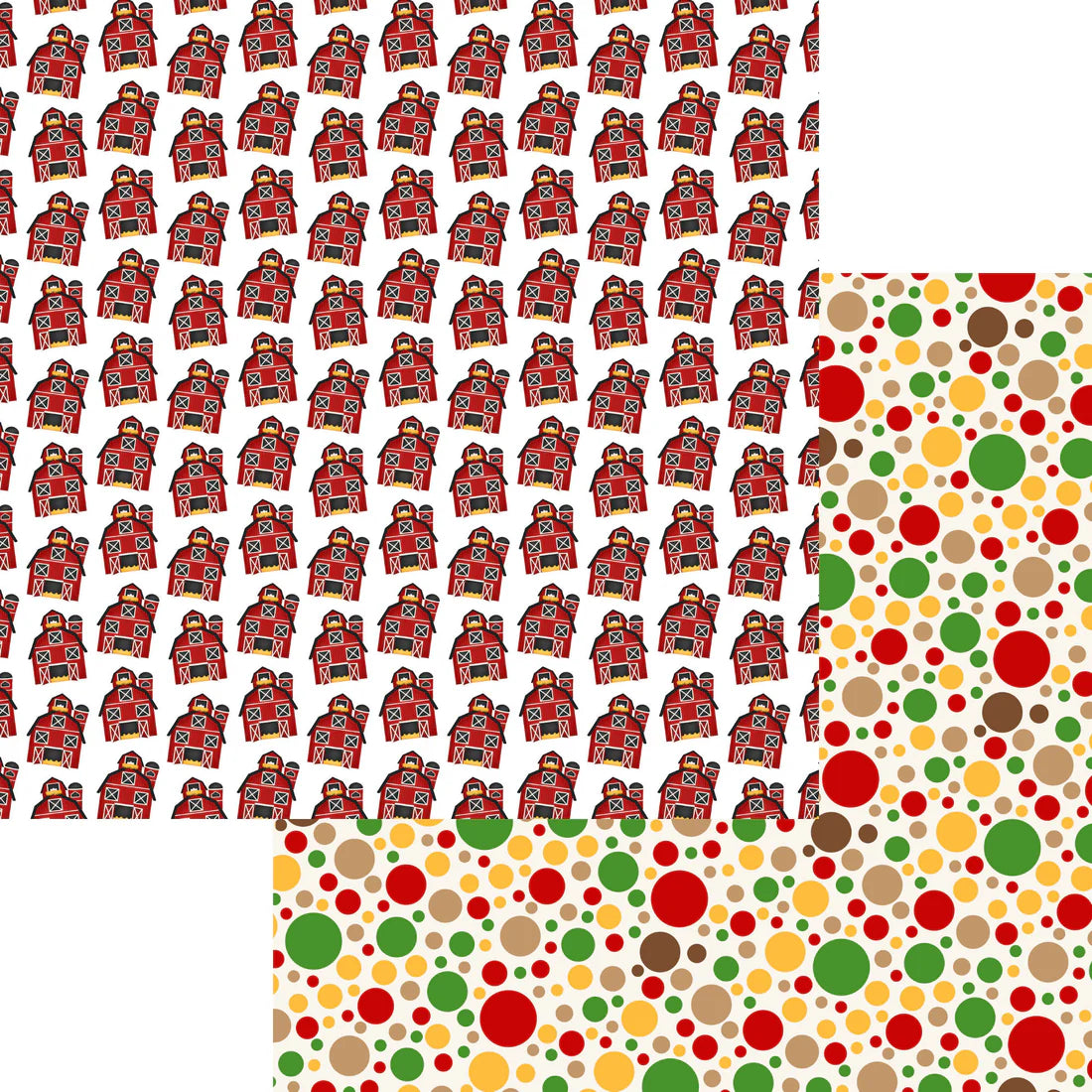 SSC - On The Farm - 12 x 12 Scrapbook Paper & Embellishment Kit