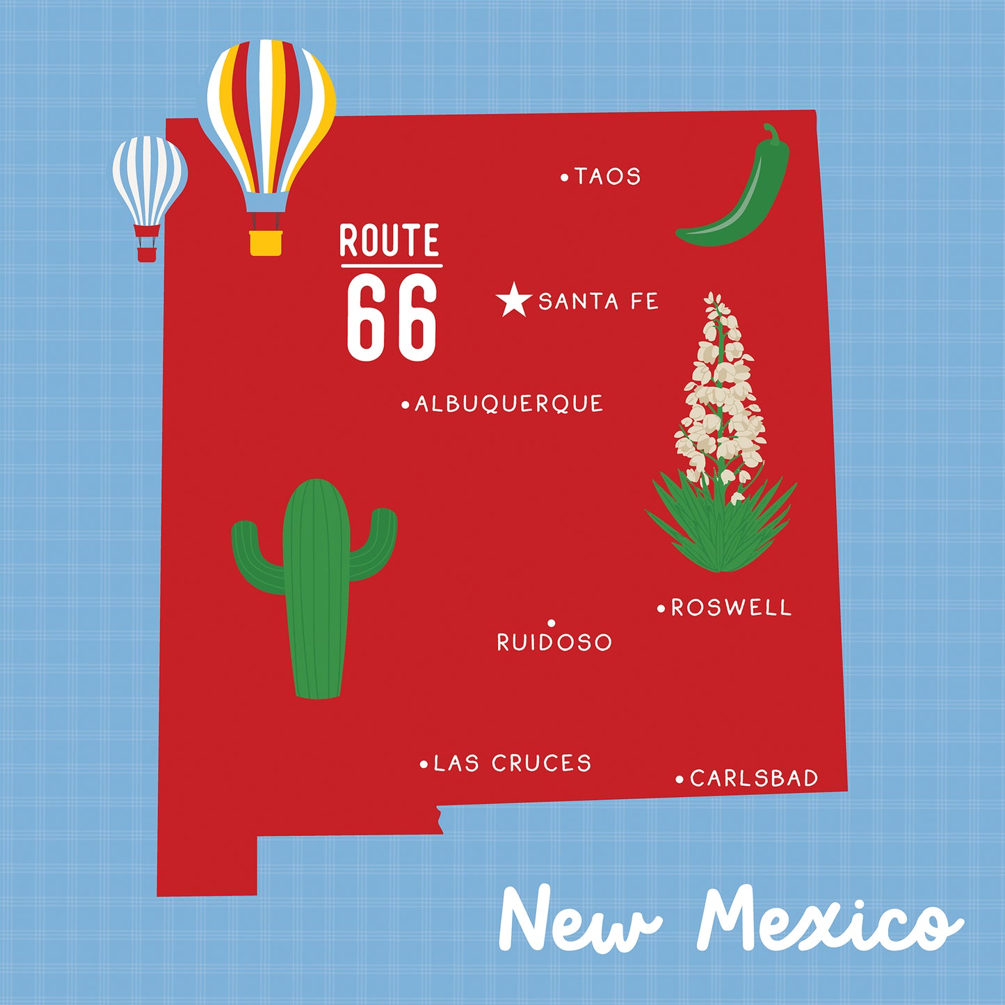 Echo Park - Our United States Collection - 12 x 12 Double Sided Paper - New Mexico