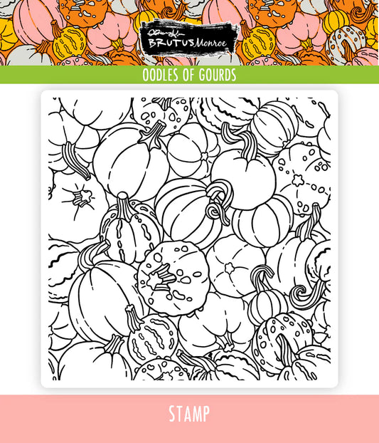 Brutus Monroe - Oodles of Gourdes | 4x4  Stamp