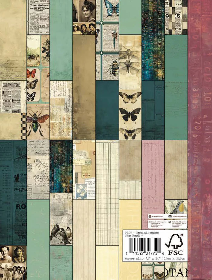 Elizabeth Craft Designs - Reminiscence Collection - Paper Book 9
