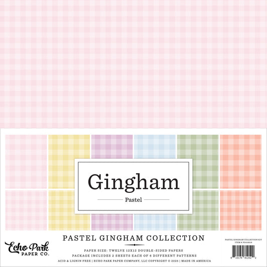Echo Park - Pastel Gingham Collection Kit