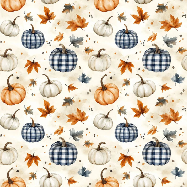 SSC - Pumpkin Cottage Collection - 12 x 12 Double-Sided Paper - County Pumpkin
