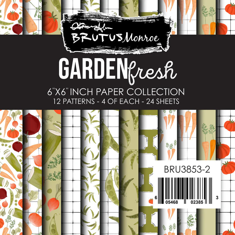 Brutus Monroe - Rooted In Kindness Collection - 6 x 6 Paper Pack - Garden Fresh