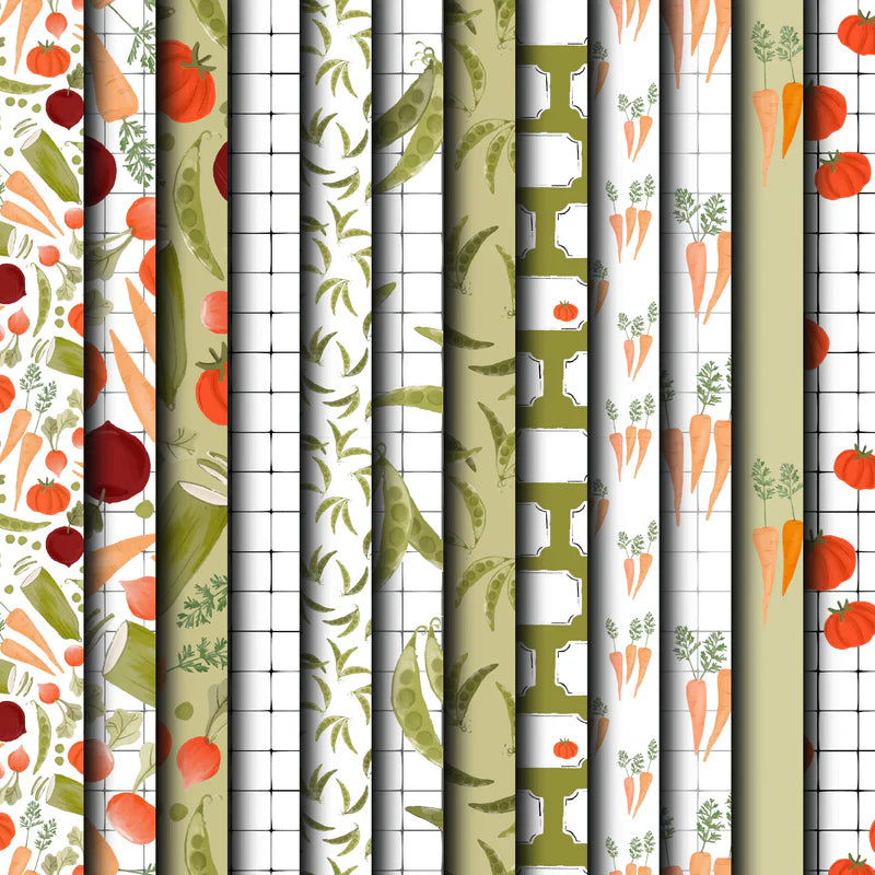 Brutus Monroe - Rooted In Kindness Collection - 6 x 6 Paper Pack - Garden Fresh