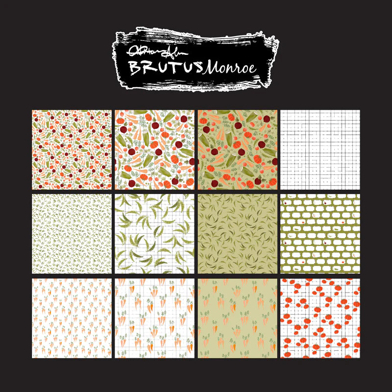 Brutus Monroe - Rooted In Kindness Collection - 6 x 6 Paper Pack - Garden Fresh