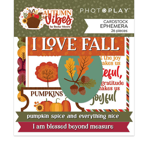 PhotoPlay - Autumn Vibes Collection - Ephemera