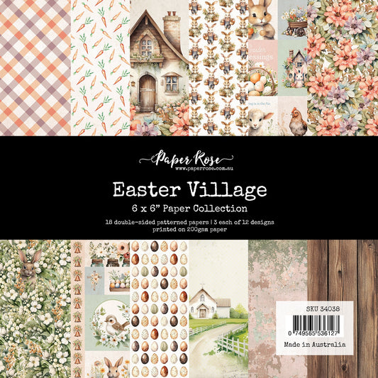 Paper Rose Studio - Easter Village 6 x 6 Paper