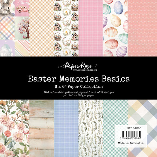Paper Rose Studio - Easter Memories Basics 6 x 6 Paper Collection