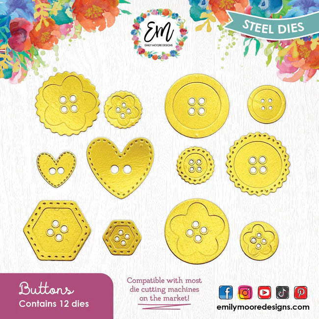Emily Moore Designs - Button Dies