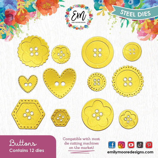 Emily Moore Designs - Button Dies