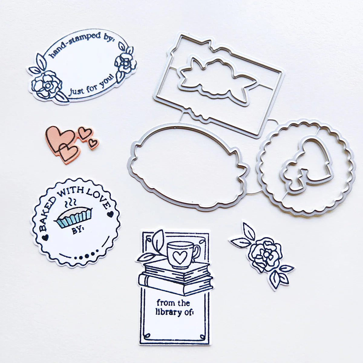 Catherine Pooler Designs - Curl Up With Winter Collection - Dies - Personalize This