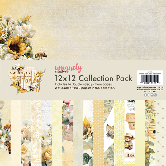 12x12 Collection Pack with floral and honeybee design on packaging