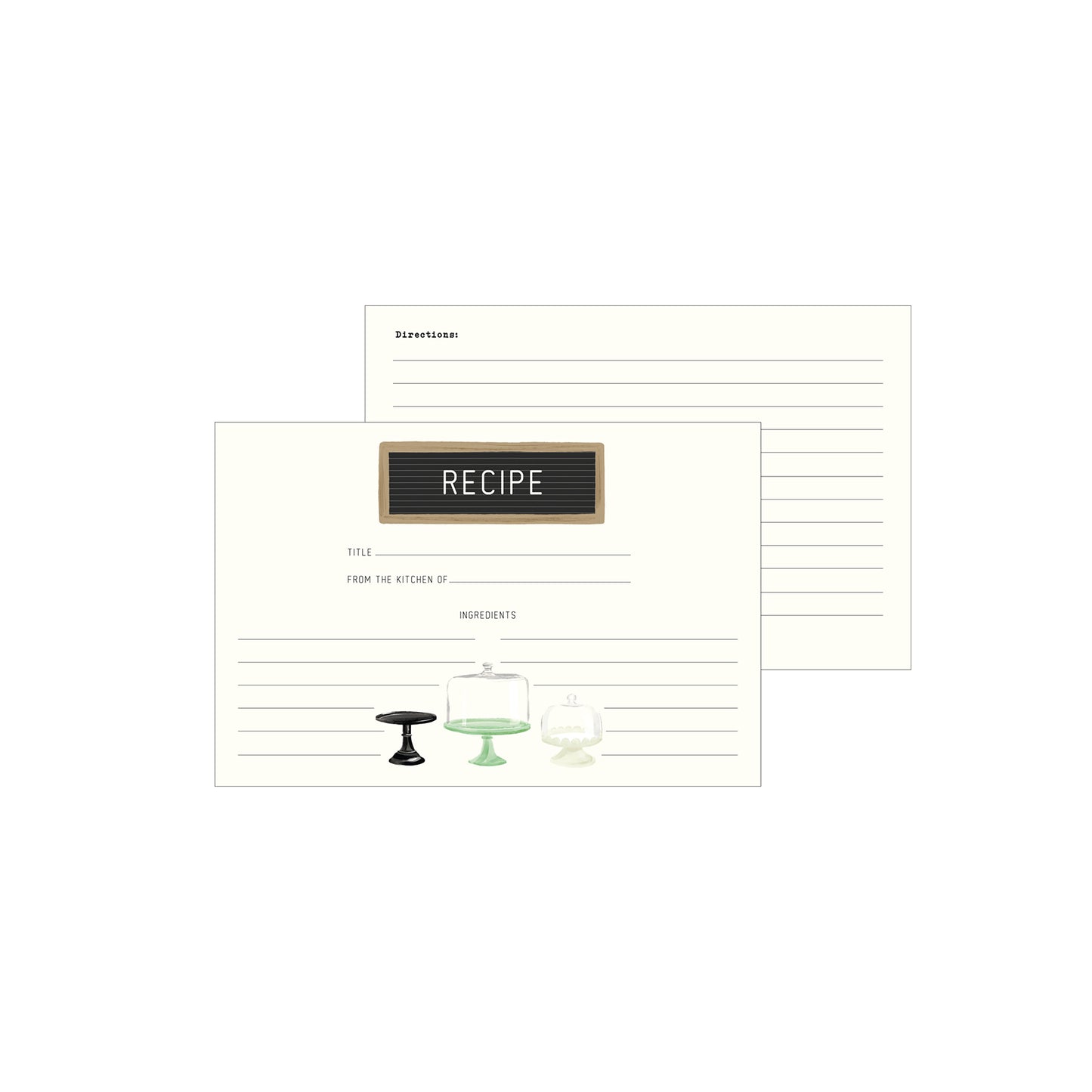 Echo Park - Home Again Collection - Recipe Cards