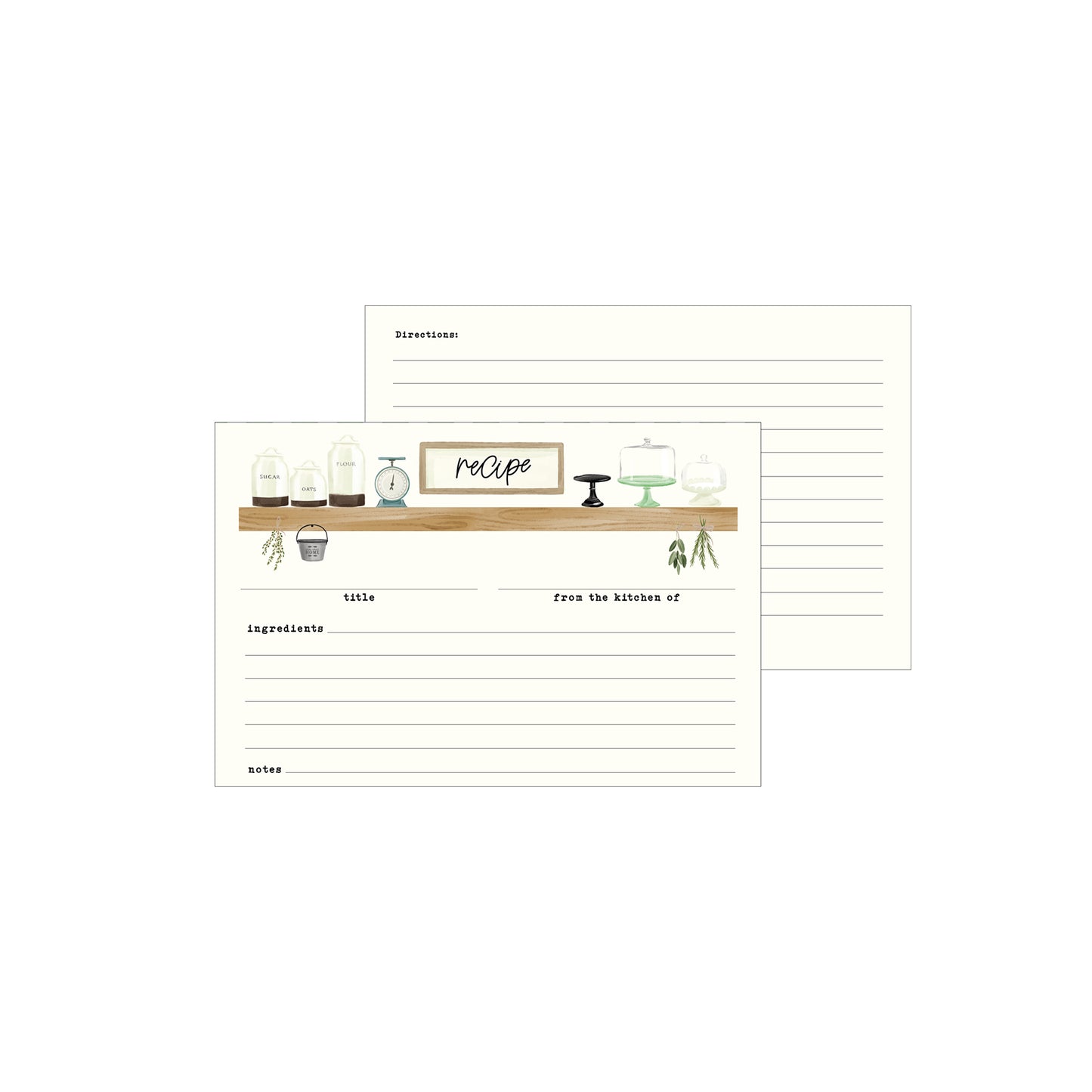 Echo Park - Home Again Collection - Recipe Cards