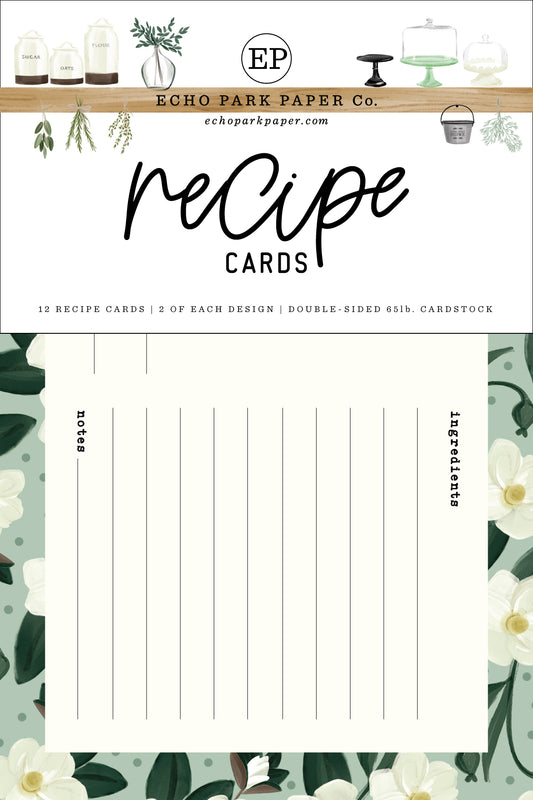 Echo Park - Home Again Collection - Recipe Cards