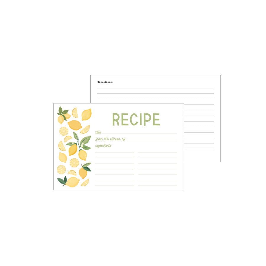 Echo Park - Lemonade - Recipe Cards