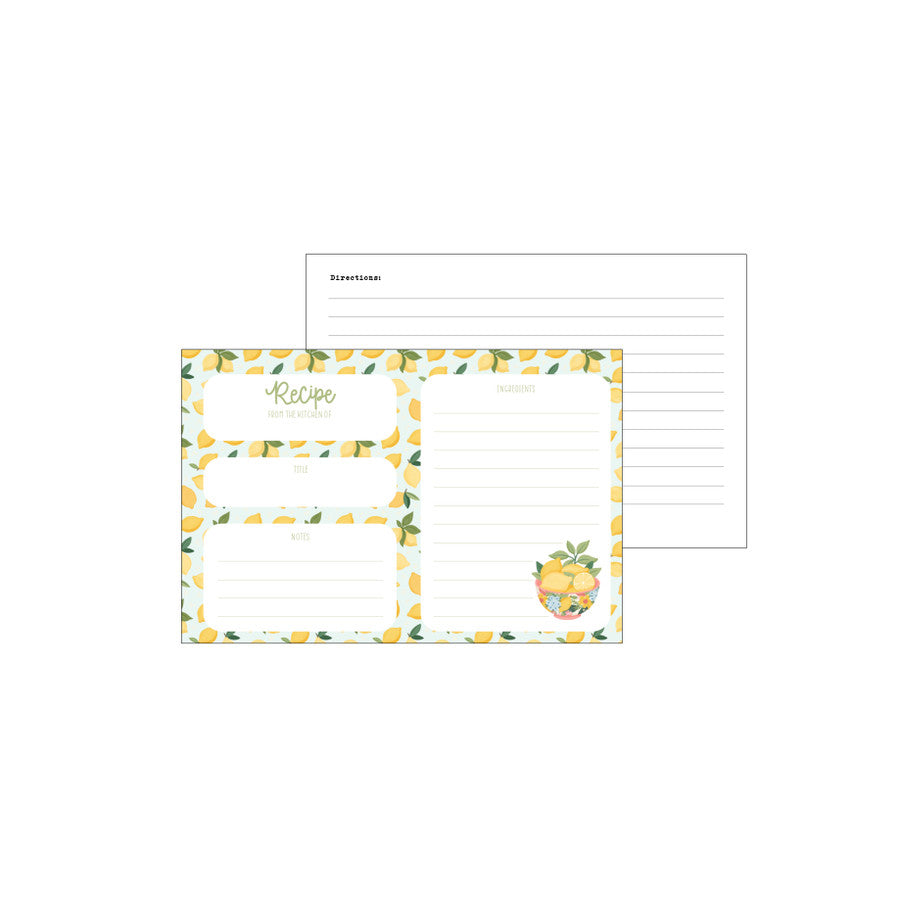 Echo Park - Lemonade - Recipe Cards