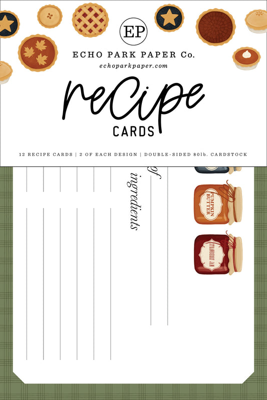 Echo Park - Recipe Cards - Americana