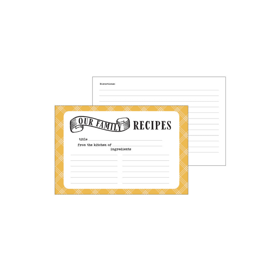 Echo Park - Farmhouse Kitchen Recipe Cards