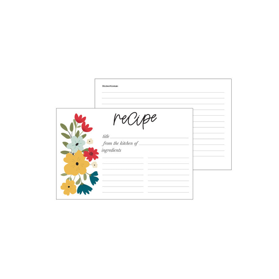 Echo Park - Farmhouse Kitchen Recipe Cards