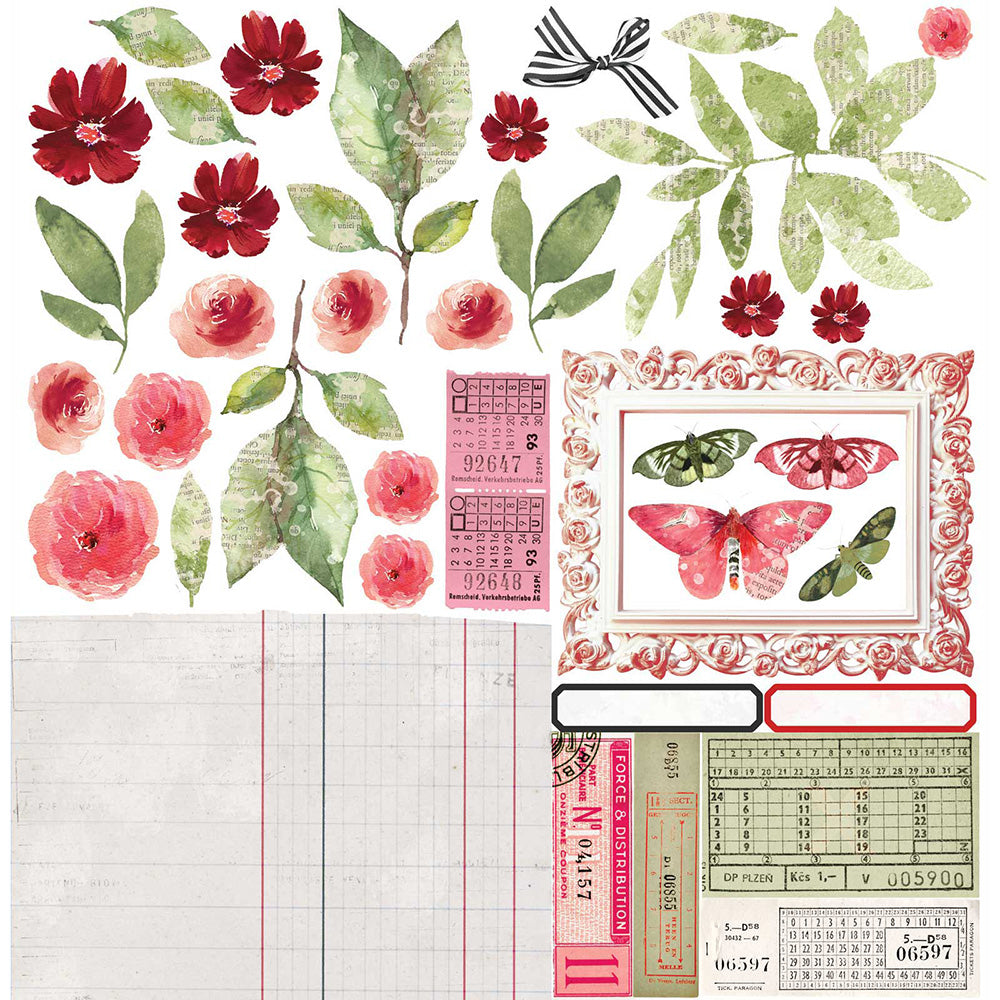 49 and Market - ARToptions Rouge Collection - 12 x 12 Collection Pack