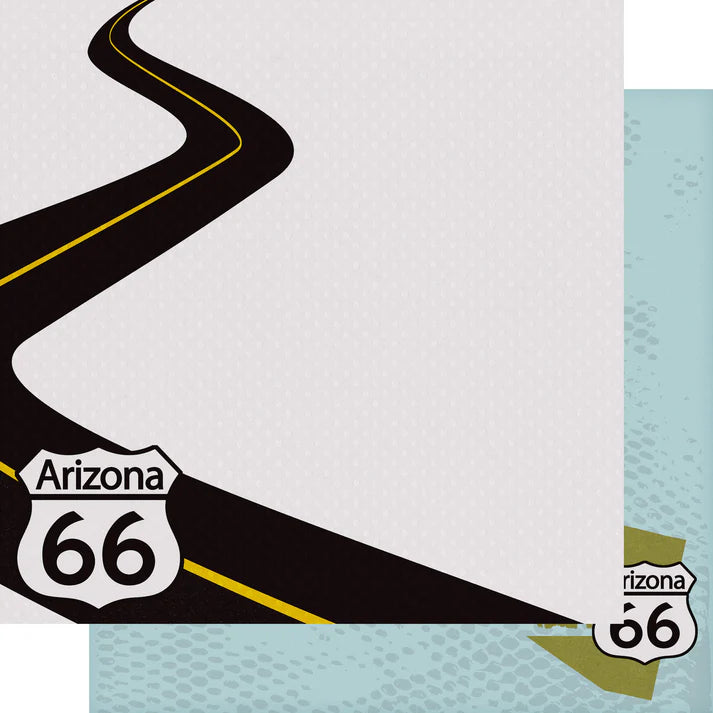 SSC Designs - Route 66 12 x 12 Scrapbook Paper & Embellishment Kit
