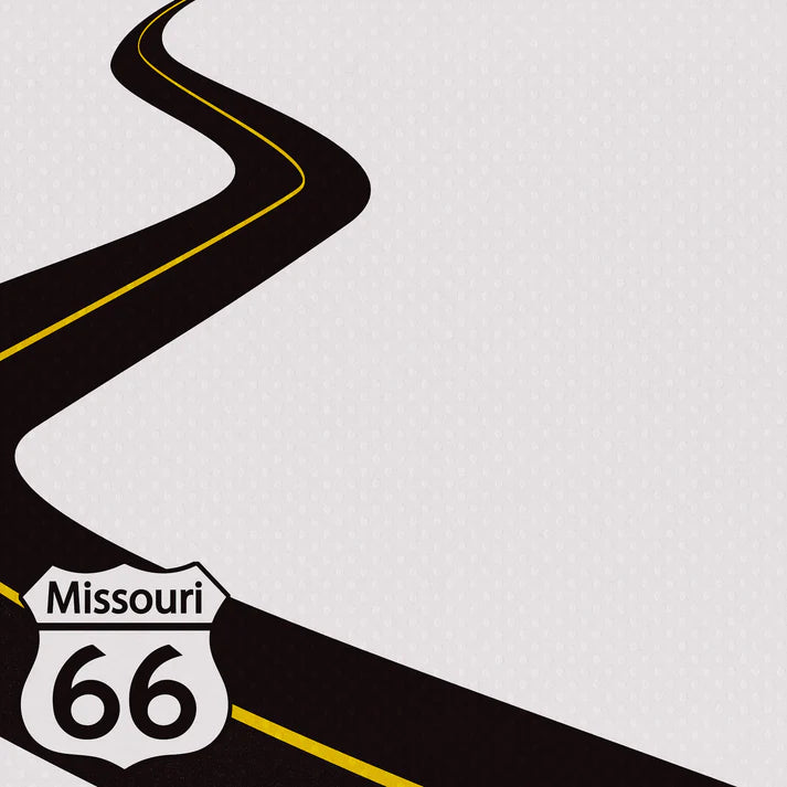 SSC Designs - Route 66 Collection -  Missouri Memories 12 x 12 Double-Sided Scrapbook Paper
