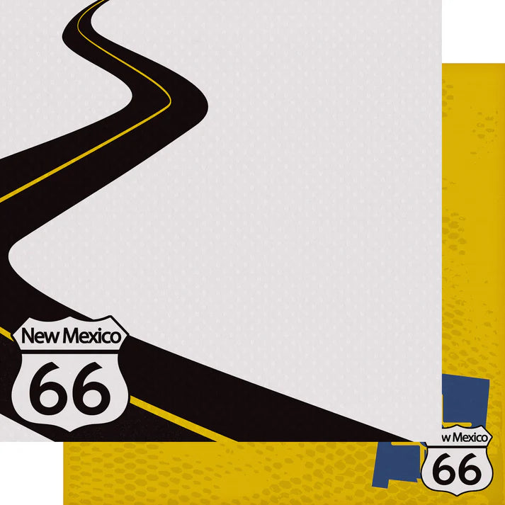 SSC Designs - Route 66 Collection -  New Mexico Horizons 12 x 12 Double-Sided Scrapbook Paper