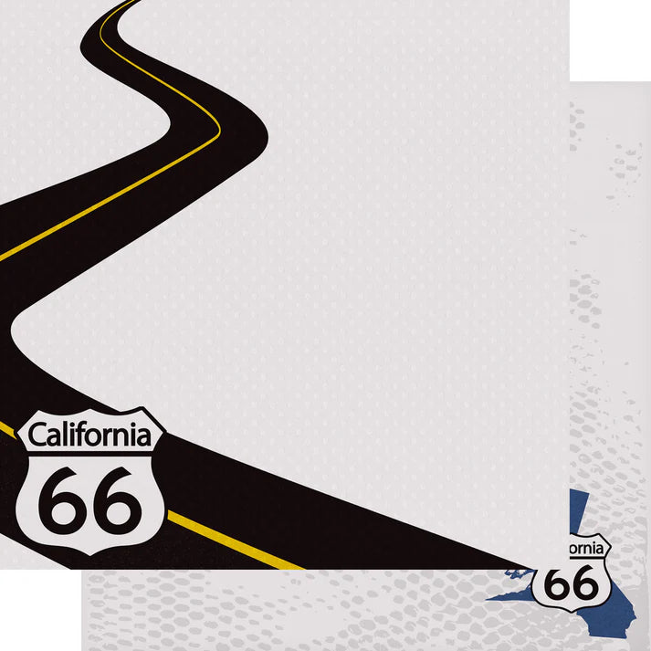 SSC Designs - Route 66 12 x 12 Scrapbook Paper & Embellishment Kit