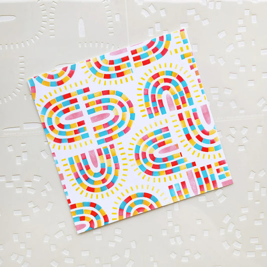 Catherine Pooler - Layered Stencils - Rainbow Connection