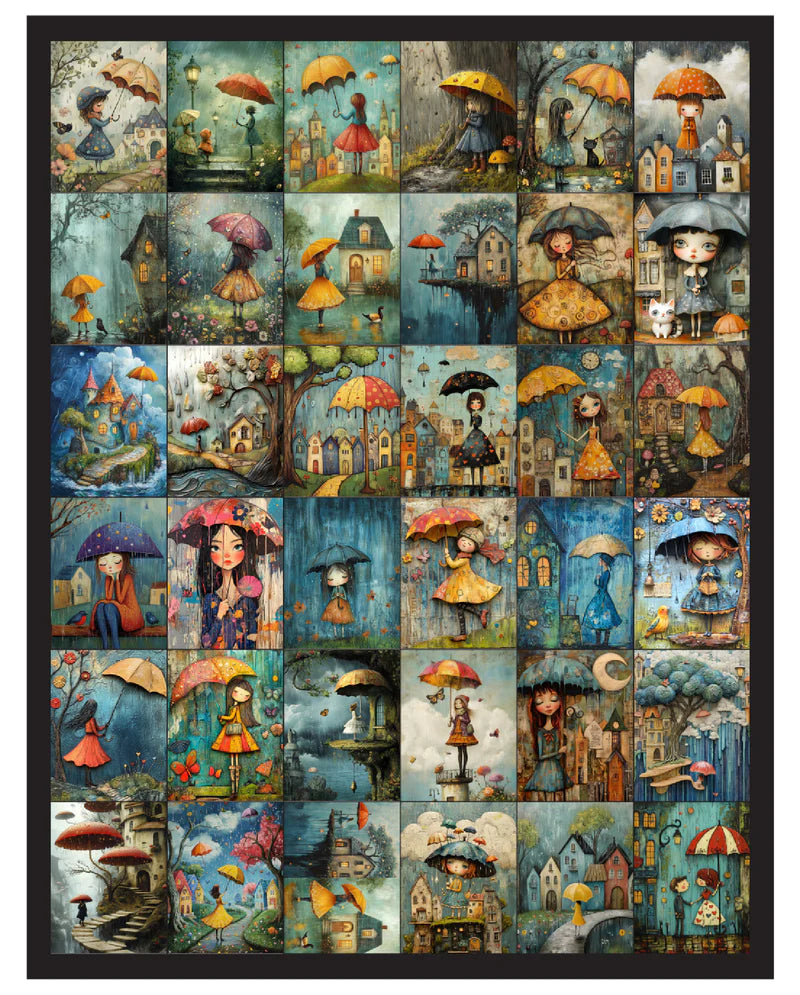 Brutus Monroe - Wonderland Collection - Creative Cards - Rainy Day