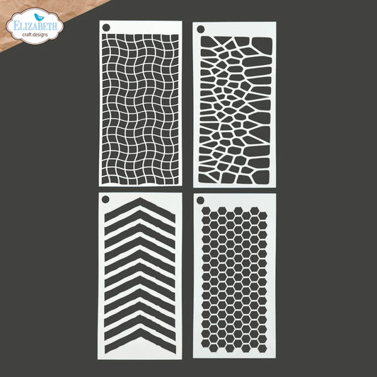 Elizabeth Craft Designs - Hello You Collection - Stencils - Journal 10