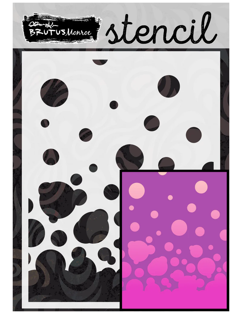 Brutus Monroe - Bubbles A2 Stencil