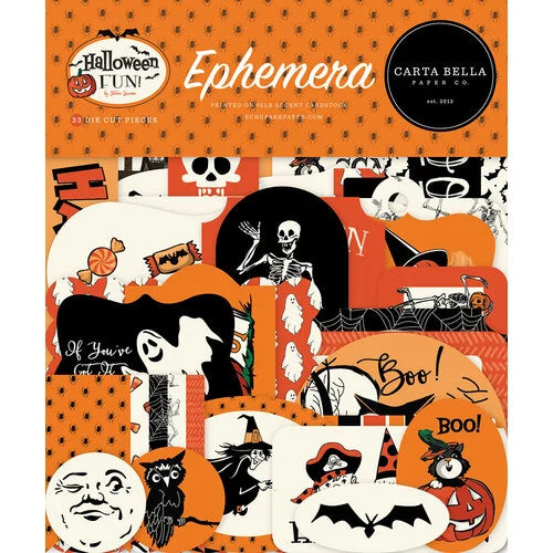 Carta Bella Paper - Halloween Fun Collection - Ephemera