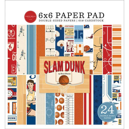 Carta Bella Paper - Slam Dunk Collection - 6 x 6 Paper Pad