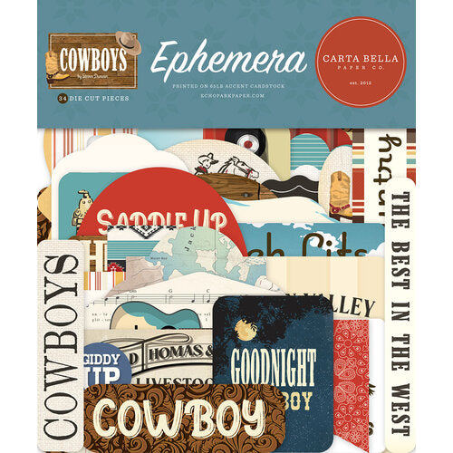 Carta Bella - Cowboys Collection - Ephemera