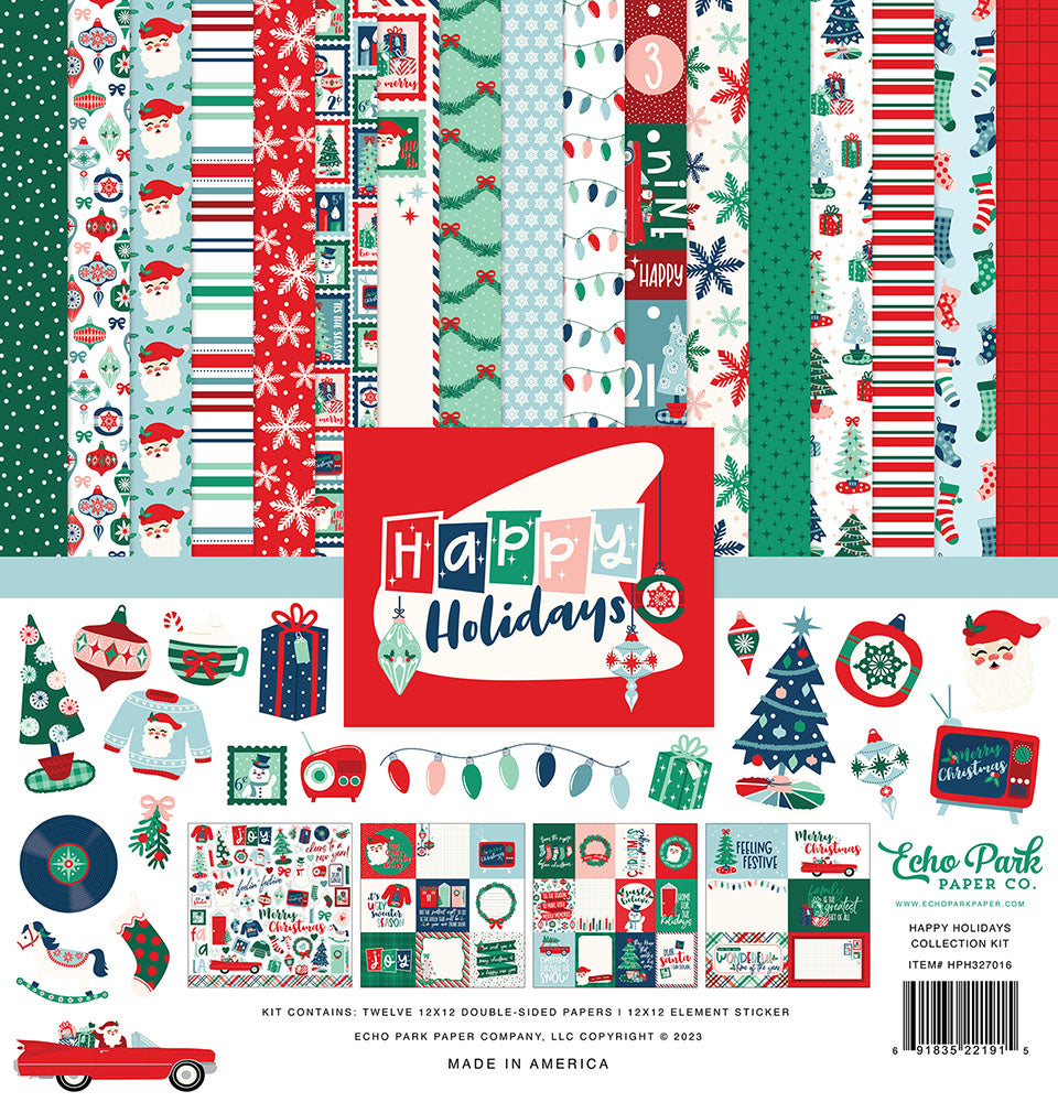 Echo Park - Happy Holidays Collection - 12 x 12 Collection Kit