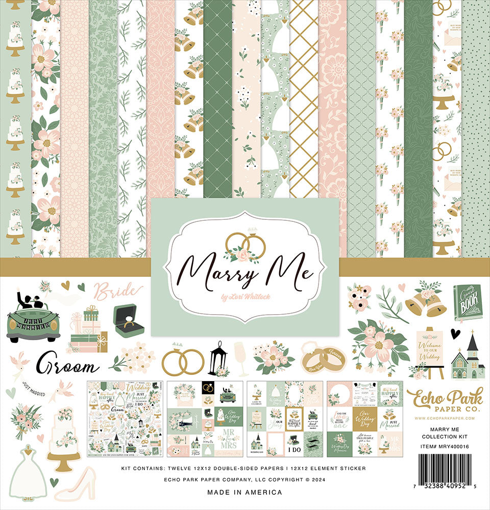 Echo Park - Marry Me Collection - 12 x 12 Collection Kit