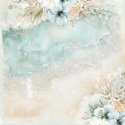 49 and Market - Coastal Soul Collection - 12 x 12 Double Sided Paper - Saltwater Bliss